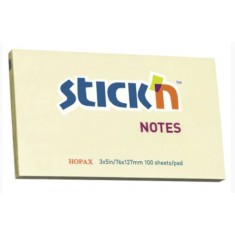 Sticky Notes Size 127mm x 76mm Yellow ( x 12 )