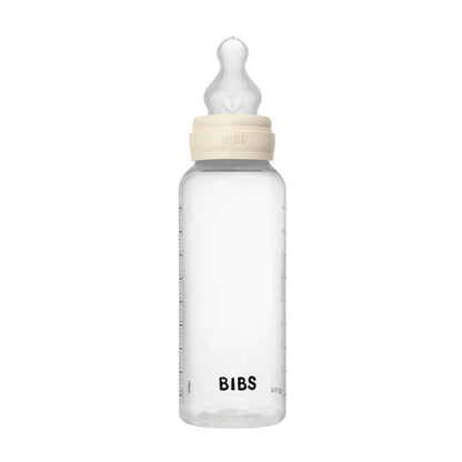 BIBS Baby Bottle Complete Set Silicone 270ml - Ivory
