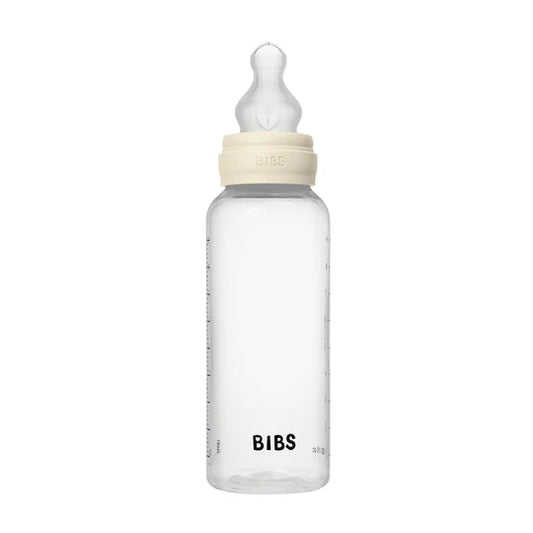 BIBS Baby Bottle Complete Set Silicone 270ml - Ivory