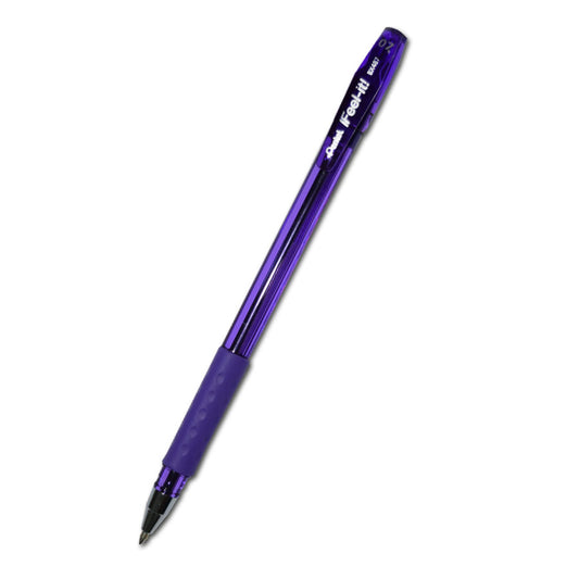 Pentel Feel-It! Capped Ballpoint Pen 0.7mm Purple