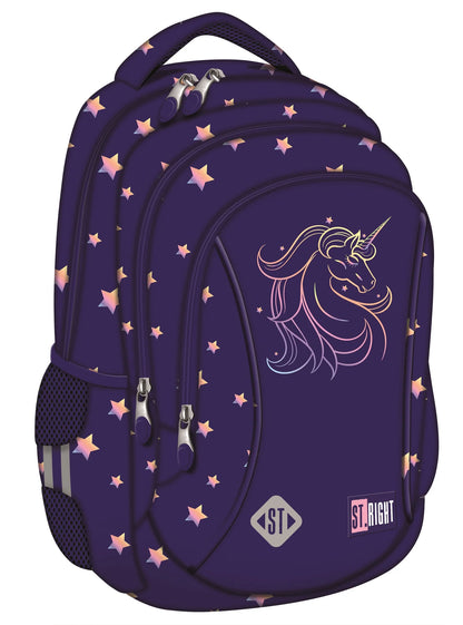 COMING SOON - Unicorn Glow 3 compartment Backpack BP26 39x27x17 cm