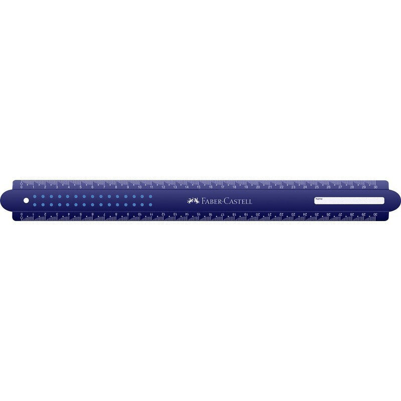 Faber-Castell Sparkle Dots Ruler - Blue 30cm assortment 1pcs