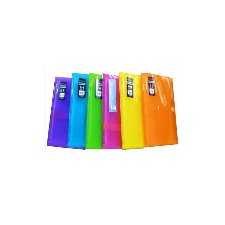 A4 Expanding Organiser/Accordian File – (WHSmith) Purple