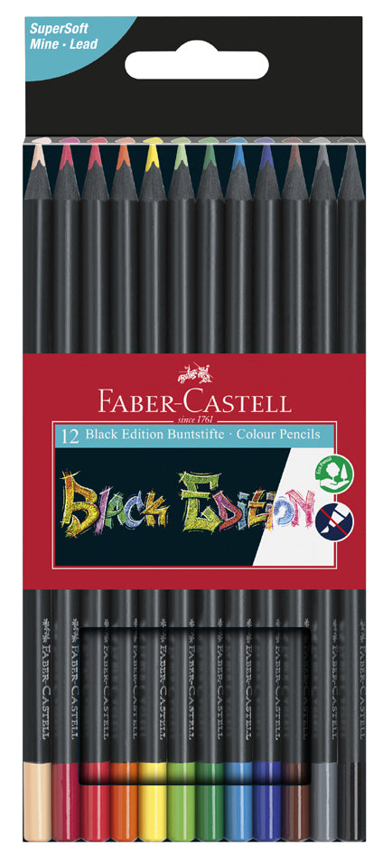 Faber-Castell Black Edition Colour Pencil Sets