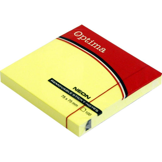 Optima - Sticky Notes Size 76mm X 76mm (100 sheets)