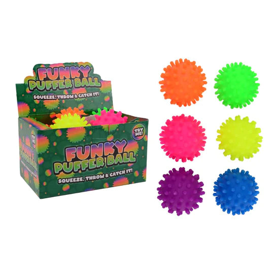 Puffer Mine Ball 10cm Assorted