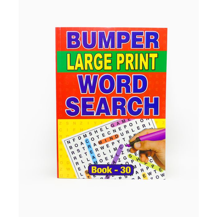Bumper Large Print Word Search