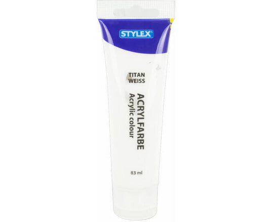 STYLEX - Acrylic paint 83 ml - titanium white