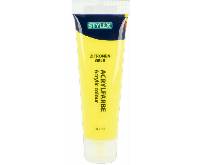 STYLEX - Acrylic paint 83 ml - Lemon Yellow