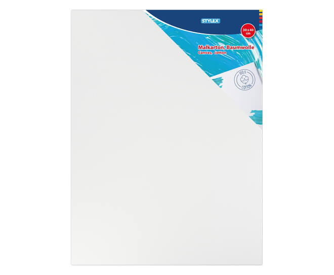 STYLEX - Canvas board 30 x 40 cm