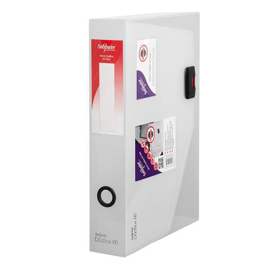 Snopake A4 Clear Boxfile