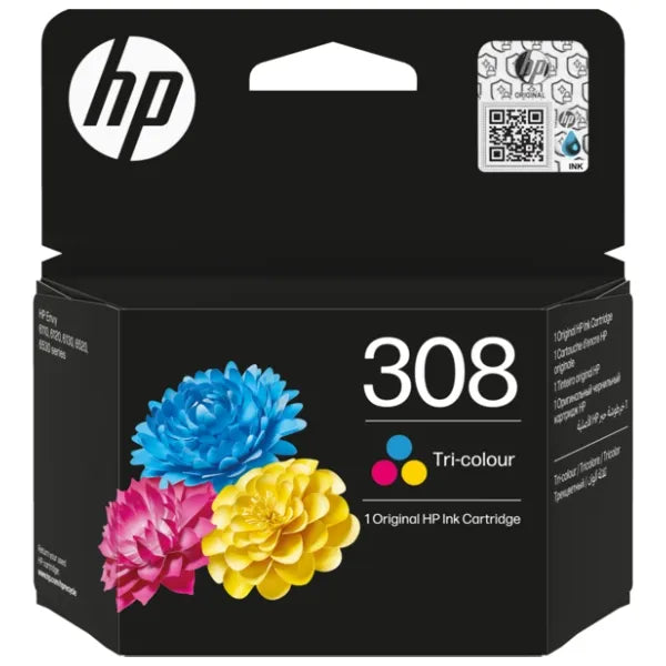 Original HP 308 Colour Ink Cartridge - (7FP20UE)