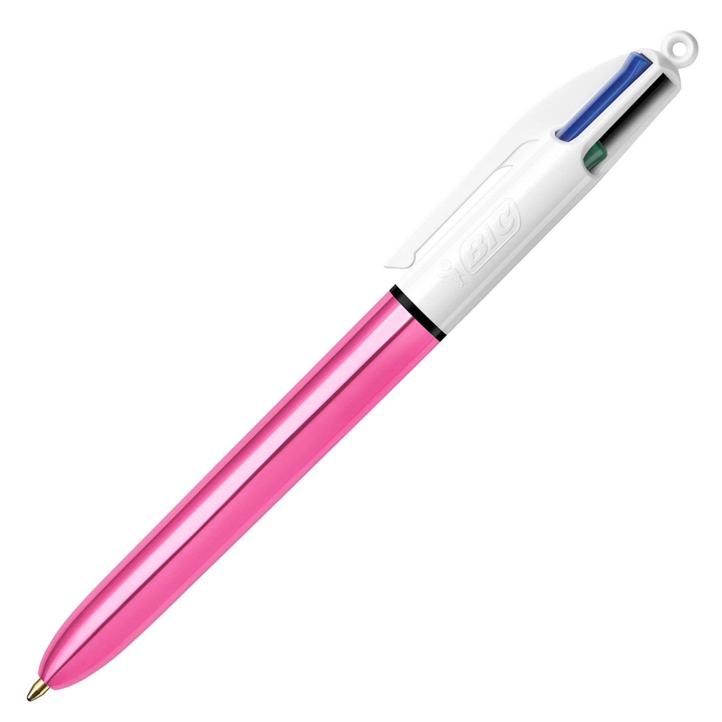 BIC Ballpoint Pen Shine 4 Colours 1.0mm - Metallic Pink