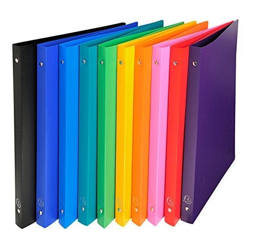 Exacompta A4 12 2 ring binder 15mm