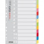 File Paper Dividers A4  assorted colours  - x12