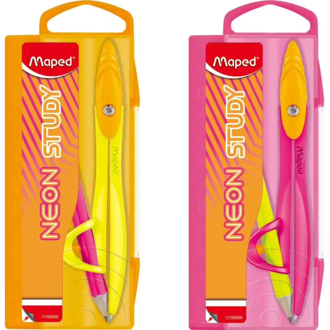 Maped - Neon - Study Compass Set x 1pc Assortment