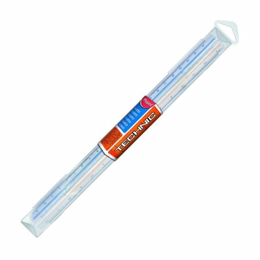 MAPED- Architect's Scale Ruler  - 1:20, 1: 25, 1:50, 1:75, 1:100, 1: 125