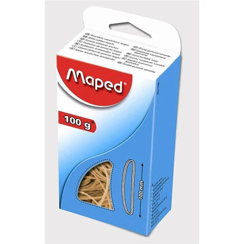Maped Brown Rubber Bands 100G - 100mm