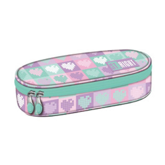 Candy Hearts 1 compartment pencil case