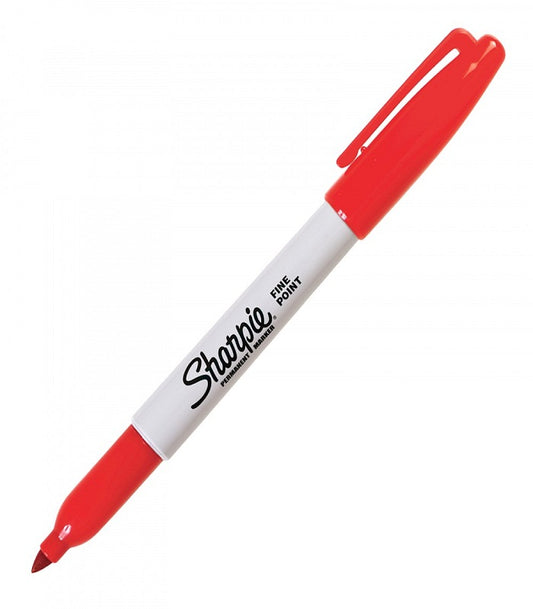Sharpie - Permanent Marker Red Fine Point