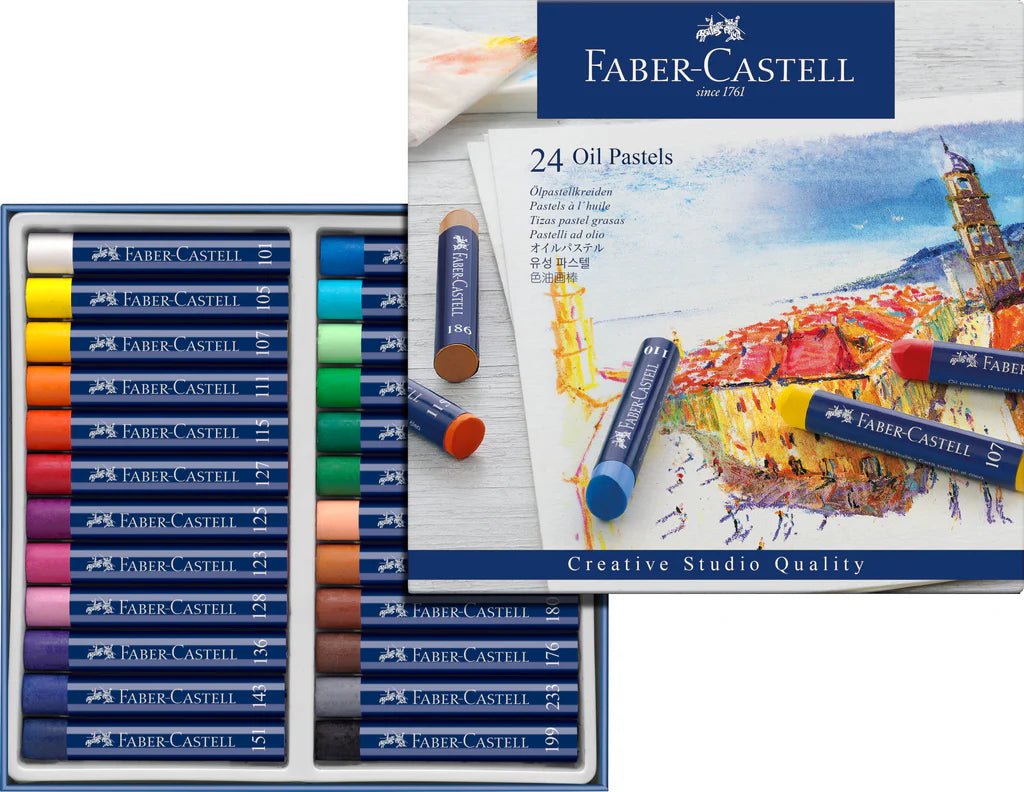 Faber-Castell Oil Pastels x24