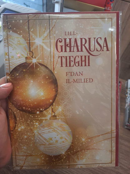 Christmas Card in Maltese - choose design