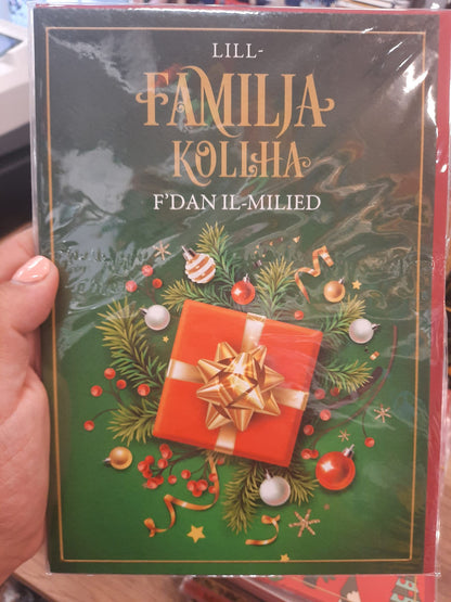 Christmas Card in Maltese - choose design