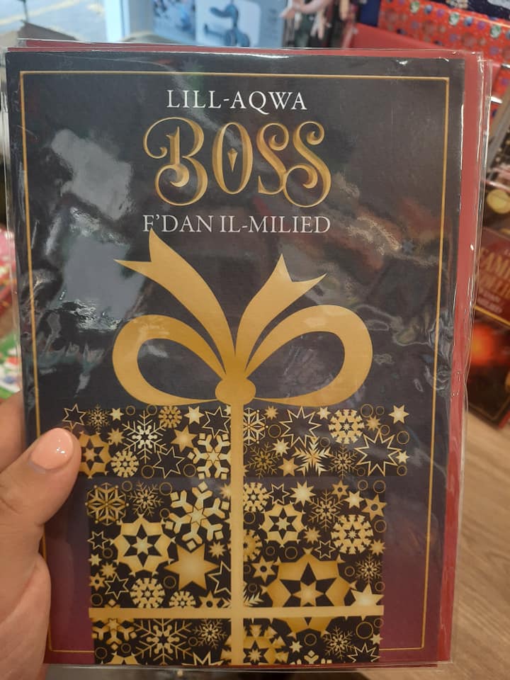 Christmas Card in Maltese - choose design