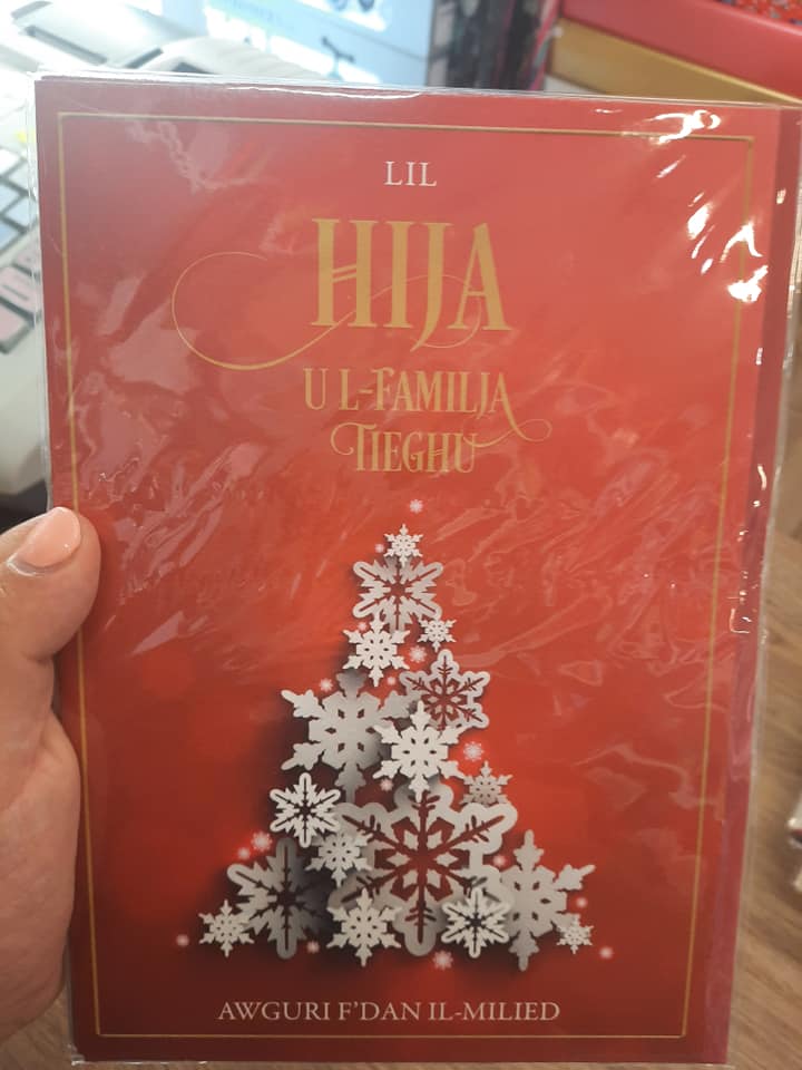 Christmas Card in Maltese - choose design