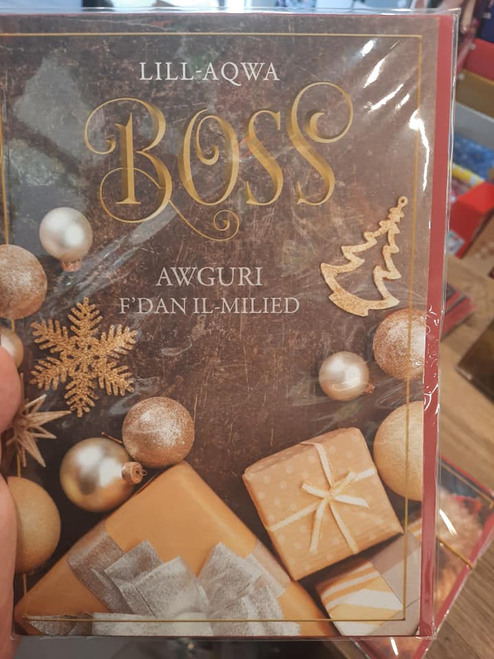 Christmas Card in Maltese - choose design