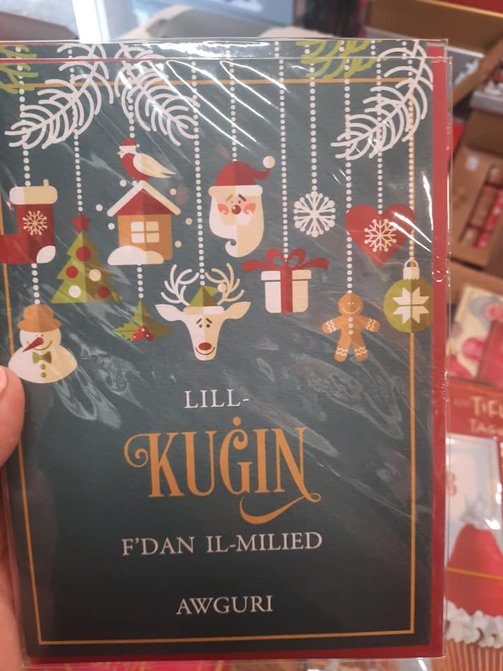 Christmas Card in Maltese - choose design