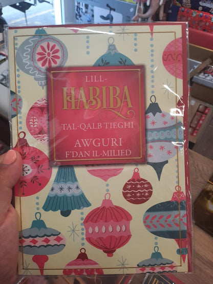 Christmas Card in Maltese - choose design