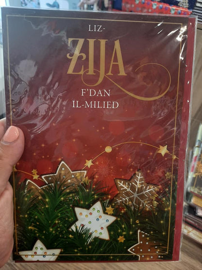 Christmas Card in Maltese - choose design