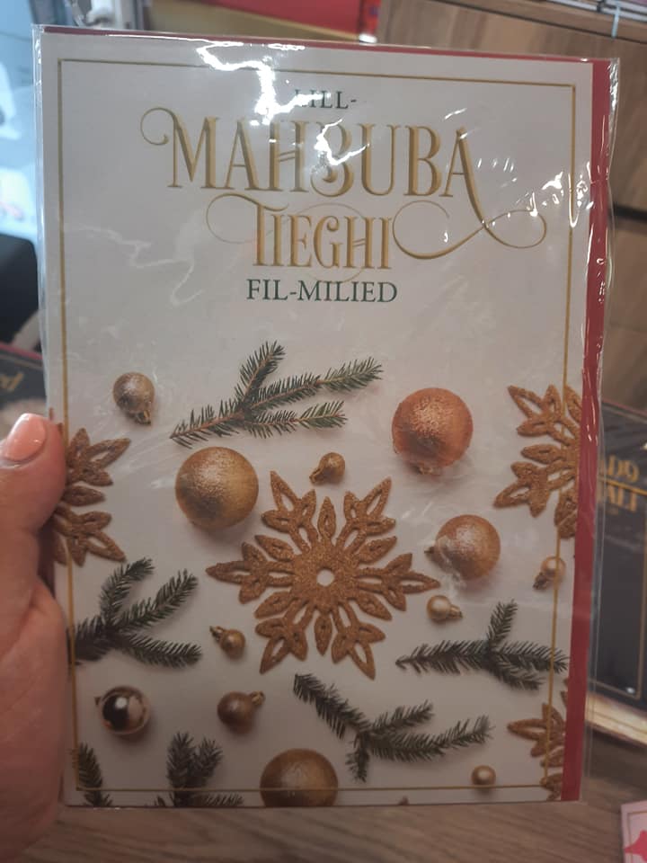 Christmas Card in Maltese - choose design