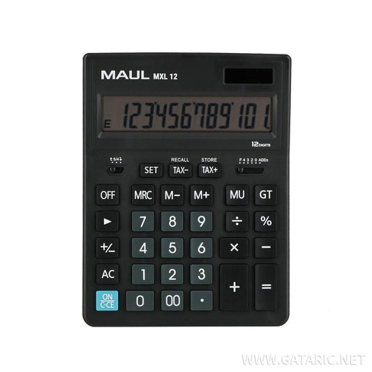 MAUL calculator - Desktop 12digits - size Large MXL12