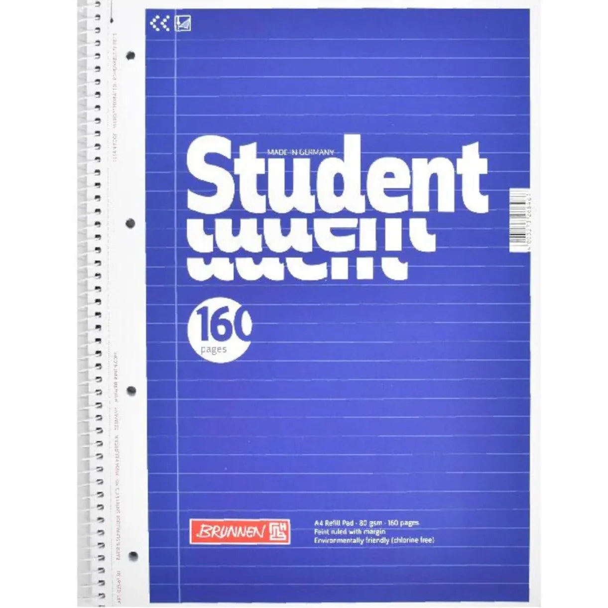 BRUNNEN Writing Pad A4 x160pages