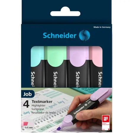 Schneider Set of 4 Pastel Highlighters