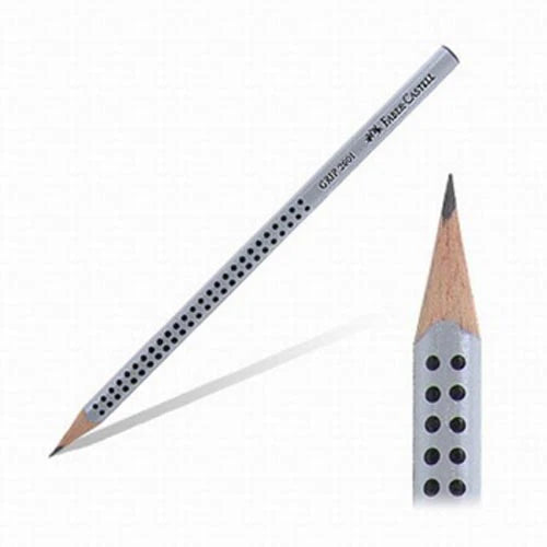 Faber Castell Grip Pencil HB/Silver