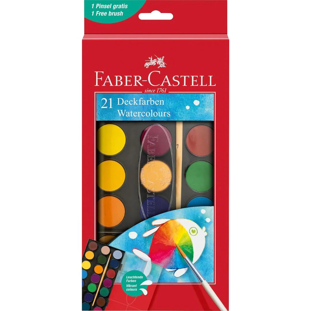 Faber-Castell Water Colours pack of 21
