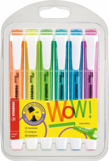STABILO SWING COOL HIGHLIGHTERS X6