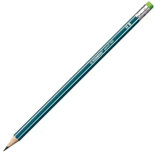 Stabilo Pencil 2160/hb 160 Rubber Tip Petrol
