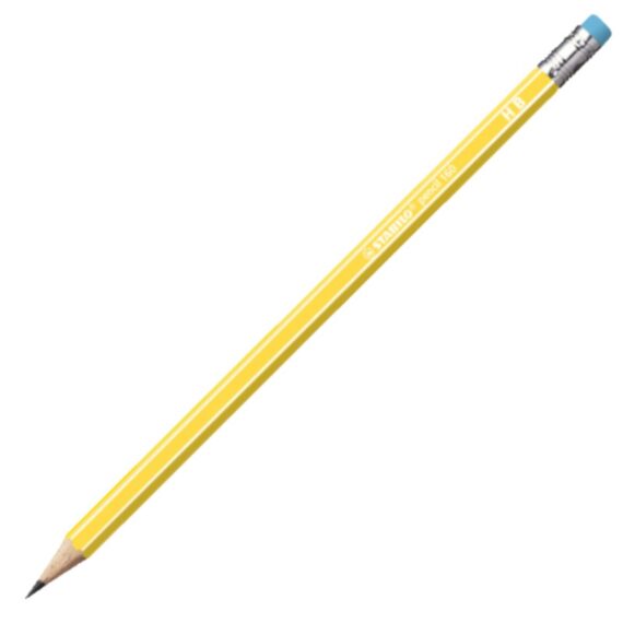 Stabilo Pencil 2160/05-hb 160 Rubber Tip Yellow