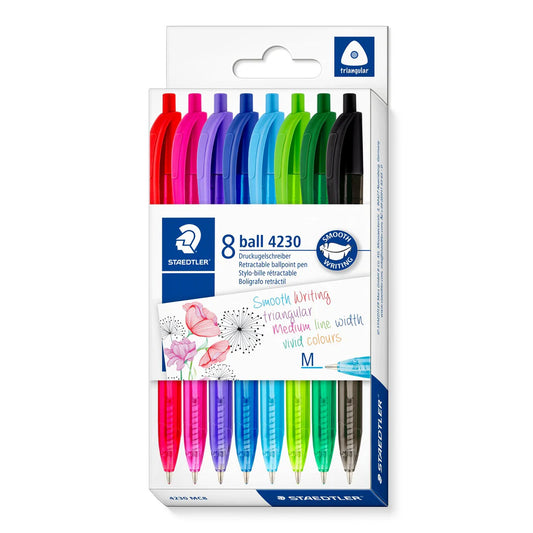 Staedtler Ball Retracable ballpoint pen Pack Of 8pcs