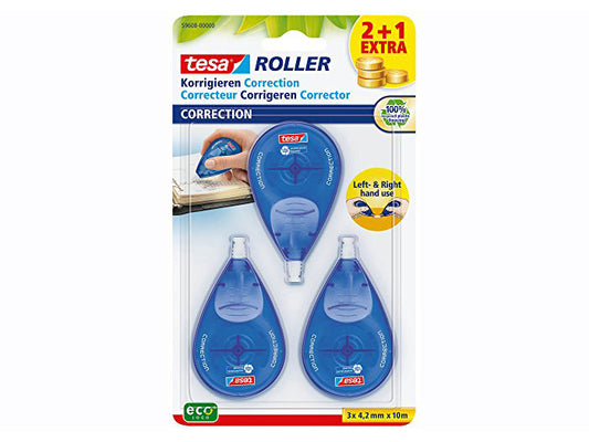 Tesa Corrector Roller Sideway Pack Of 3 Pieces 4.2 Mm