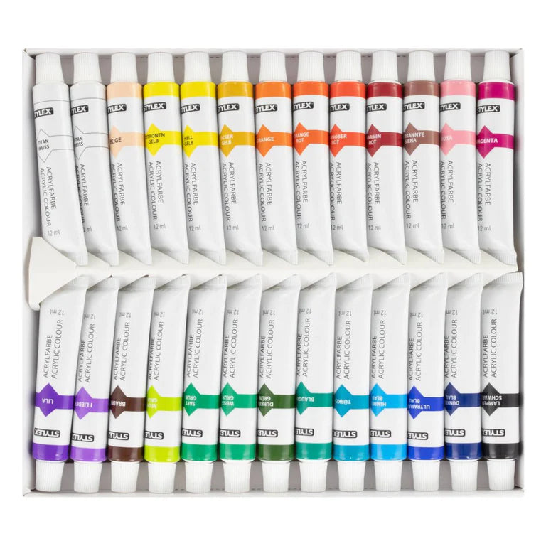 STYLEX - Acrylic Paint 12ml (x26 tubes)