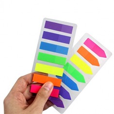 Page sticky markers size 45x12 neon 200 pieces - Premier