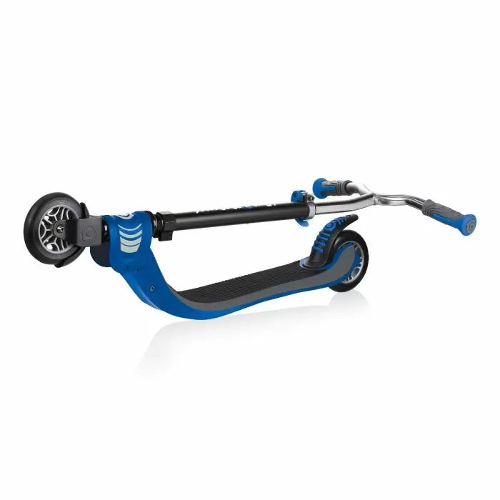 Globber Foldable 2 Wheel Scooter Flow 125 - Black / Navy Blue