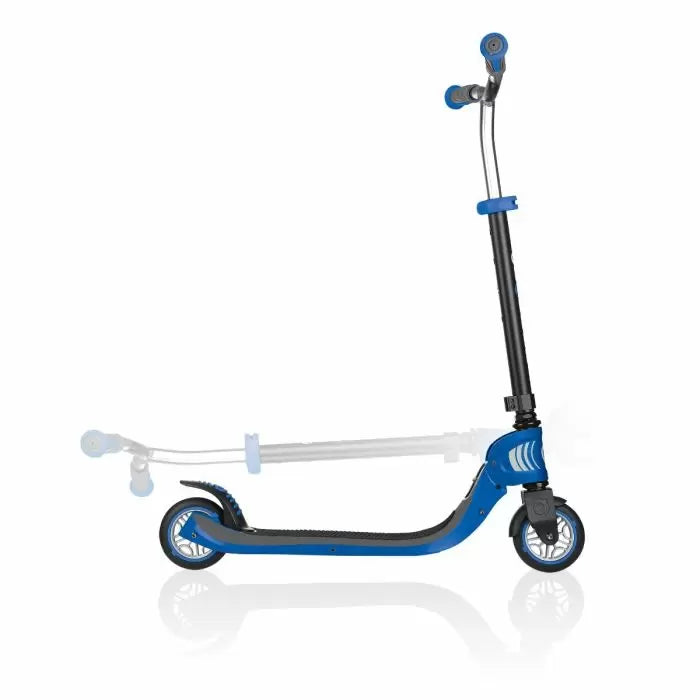 Globber Foldable 2 Wheel Scooter Flow 125 - Black / Navy Blue