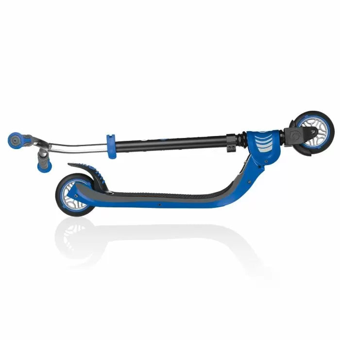 Globber Foldable 2 Wheel Scooter Flow 125 - Black / Navy Blue