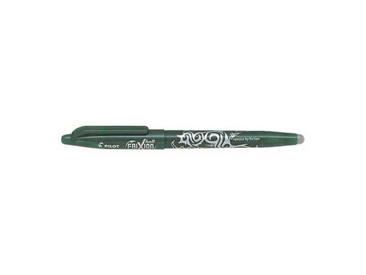 FriXion Ball Gel Ink Rollerball Erasable Pen Medium Tip In Green Ink